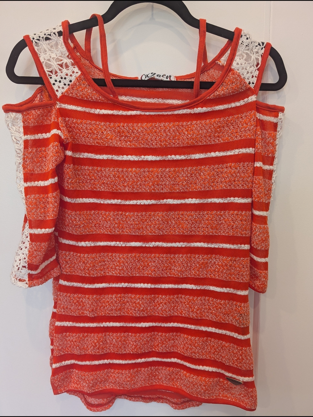 Y2K Oxygen Top With Crochet Details